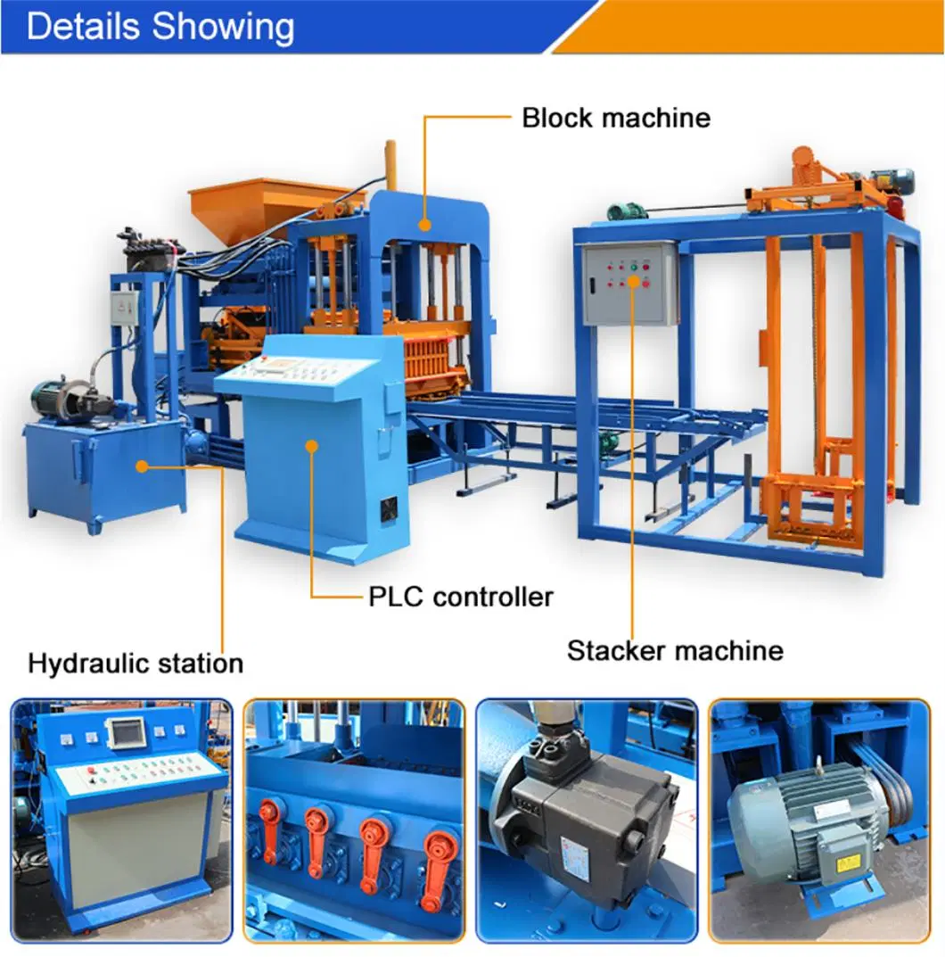 Hydraulic Concrete Block Making Machine Production Line with High Quality