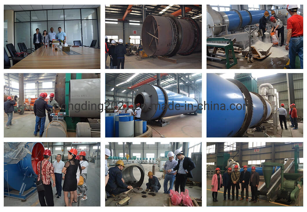 Industrial Rotary Drum Drying Equipment for Mineral, Ore, Silica Sand, Feed Dregs, Chicken Manure, Coal, Slurry, Slag, Biomass, Industrial Rotary Dryer