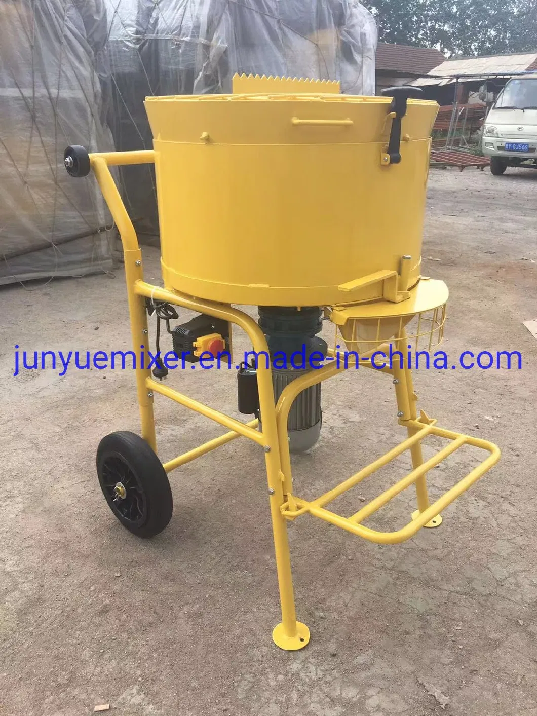 100 Liter Made in China Pan Mixer with Electric Motor