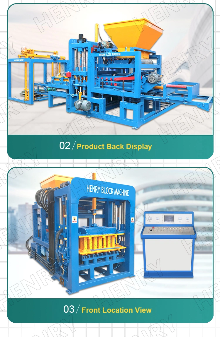 Qt4-20 Concrete Fully Automatic Big Capacity Hydraulic System Hollow Block and Solid Blocks Making Machine Production Line in Senegal