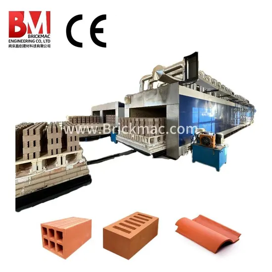 Ceramic Sintering Clay Bricks Oven Gas Tunnel Kiln Burner Furnace for Burning Bricks Production Line