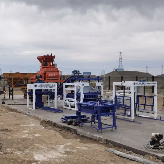 Hydraulic Concrete Block Making Machine Production Line with High Quality