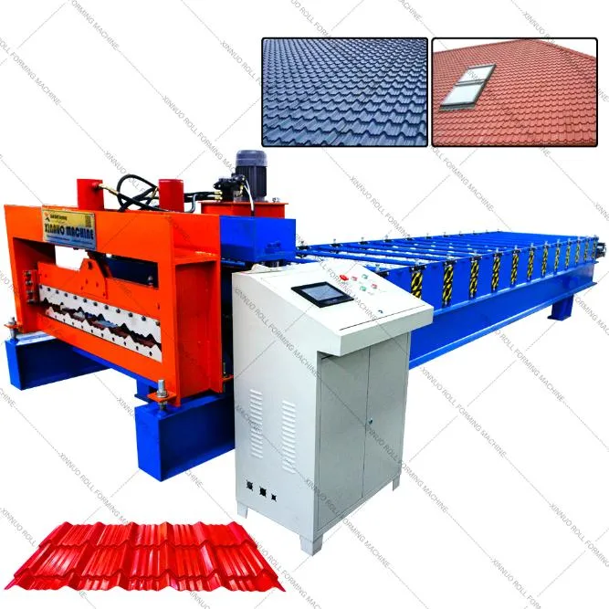 1000 Type Glazed Tile Roll Forming Machinery China Manufacturer