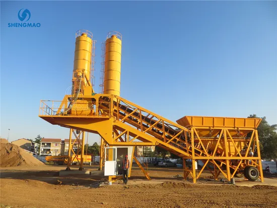 PLD1600 PLD2400 Bunker Batching Machine of Concrete Beton Batching Mixing Plant in Russia 