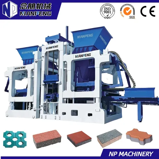 Manufacture Concrete Brick Construction Tools Cement Automatic Molding Hollow Fly Ash Block Making Machine Np9