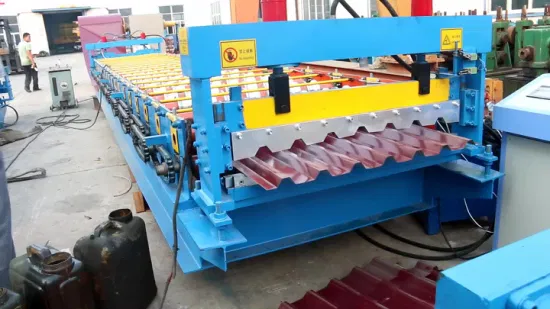 Full Automatic Terrazzo Roof Tile Making Machine/Building Material Machinery/Corrugated Steel Roofing Machine