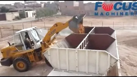 Yhzs25 25cbm/H Mobile Batching Machine with Chassis 