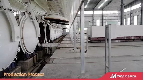 AAC Whole Production Line Concrete Block Brick Making Machine 300000m3 Output Highly Automated AAC and Alc Production Line System Aircrete Masa Technology 