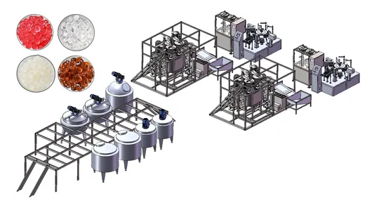 Pop Boba/Milk Tea Crystal Ball /Bubble Milk Tea/Milk Tea Batching /Boba Milk Tea Machine/Pearl Milk Tea Batching Machine Milk Tea Pearl Making Machine 
