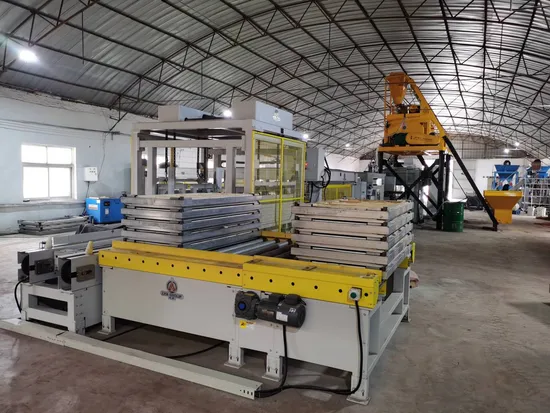 Fully Automatic Precast Concrete Kerb Stone Dosing System Paver Block Artificial Stone Making Wet Casting Machine Veneer Stone Production Line Price 