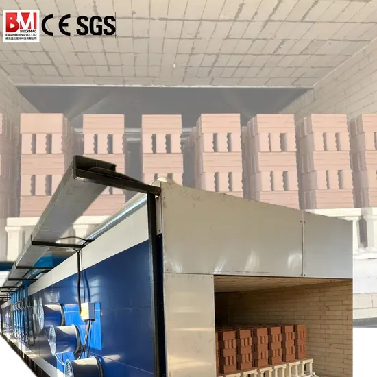 Automatic Tunnel Dryer Brick Kiln Making Machine for Burning Bricks Tiles 